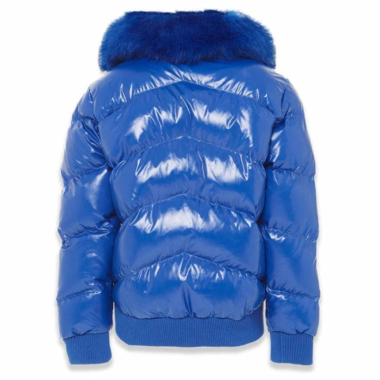 Kids Jordan Craig Lenox Puffer Jacket (Military Blue) 91582K - Image 3