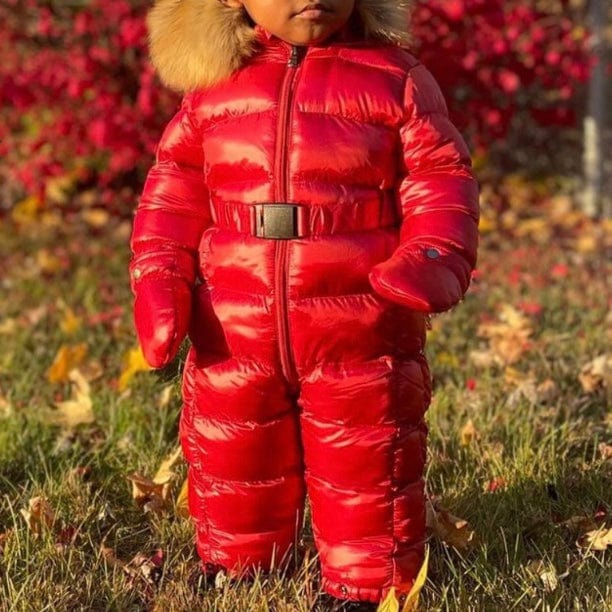 Kids Jordan Craig Astoria Snowsuit (Red) NB900 - Image 2