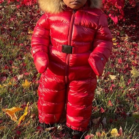 Kids Jordan Craig Astoria Snowsuit (Red) NB900 - Image 5