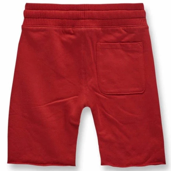 Kids Jordan Craig Palma French Terry Shorts (Red) 8350SAK - Image 2