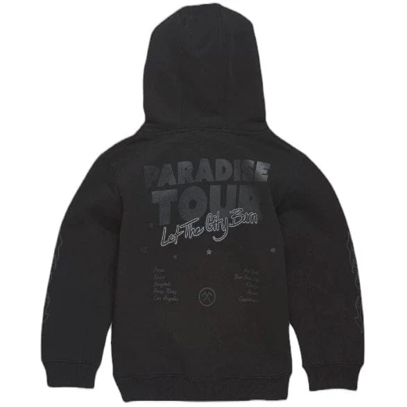 Kids Jordan Craig Paradise Tour Pullover Hoodie (Noir) 8241HK - Image 2