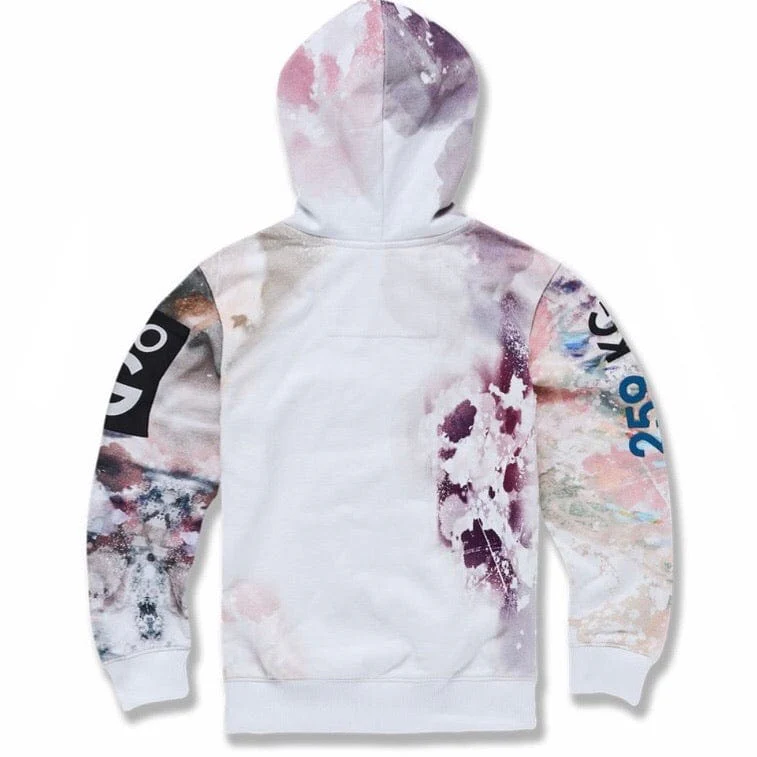 Kids Jordan Craig Pioneer Pullover Hoodie (White) 8441HK - Image 2