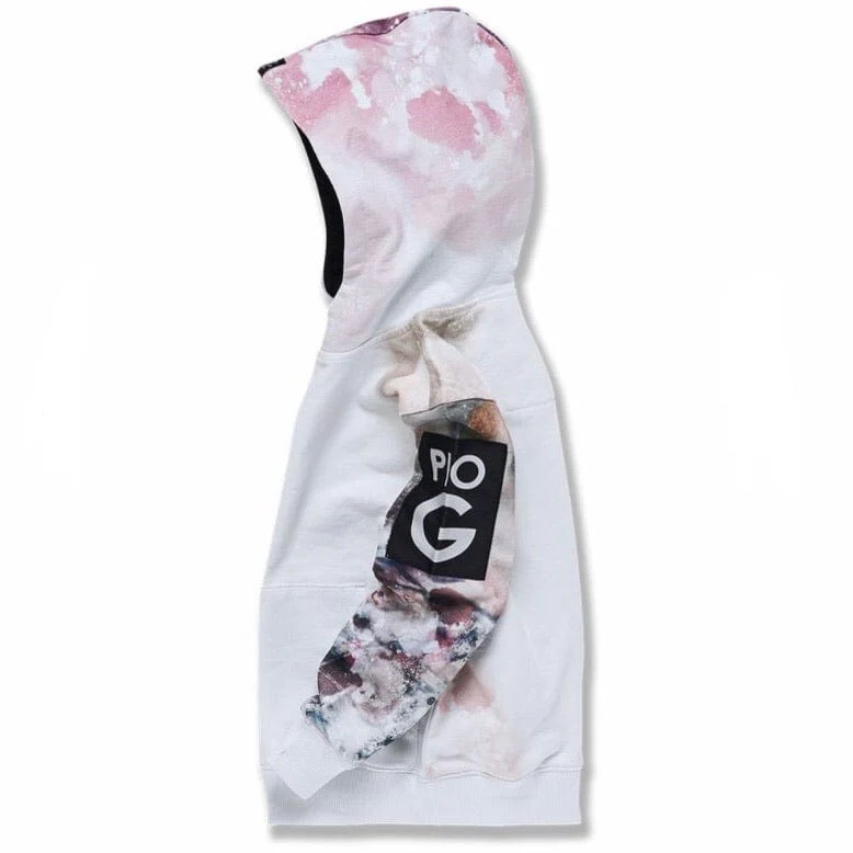 Kids Jordan Craig Pioneer Pullover Hoodie (White) 8441HK - Image 4