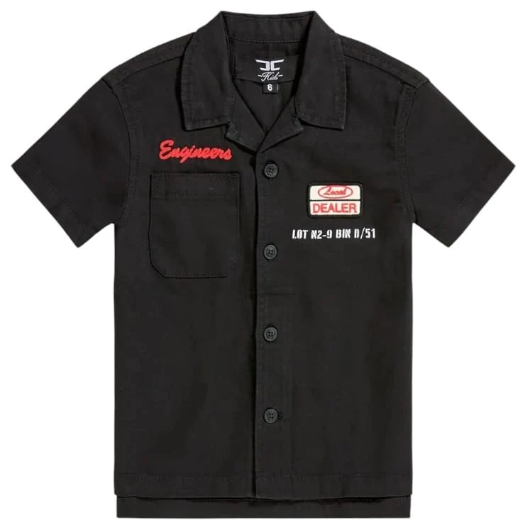 Boys Jordan Craig Re-up Mechanic Short Set (Black) - Image 4