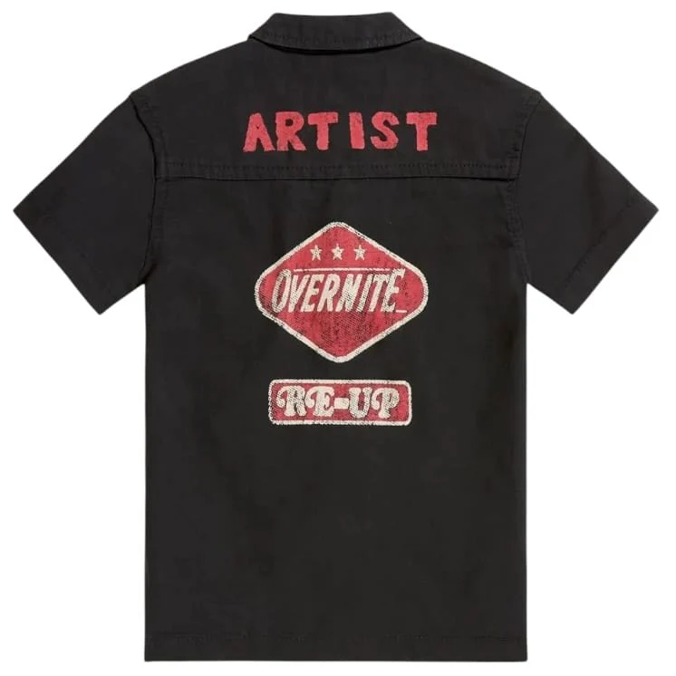 Boys Jordan Craig Re-up Mechanic Short Set (Black) - Image 5