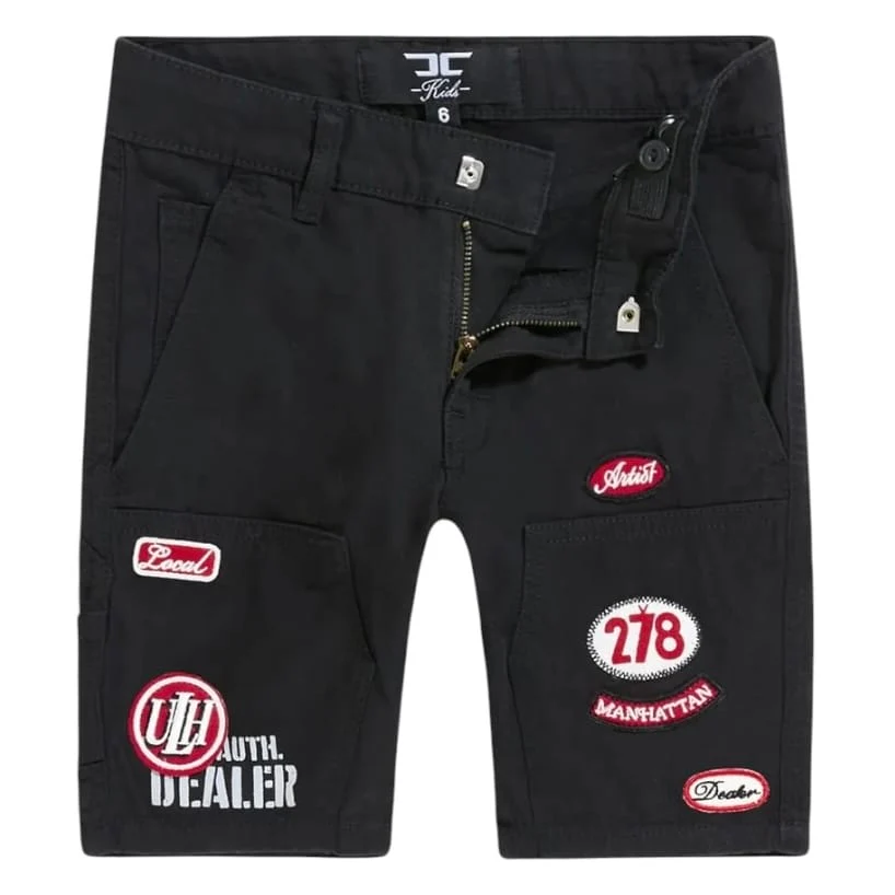 Boys Jordan Craig Re-up Mechanic Short Set (Black) - Image 9