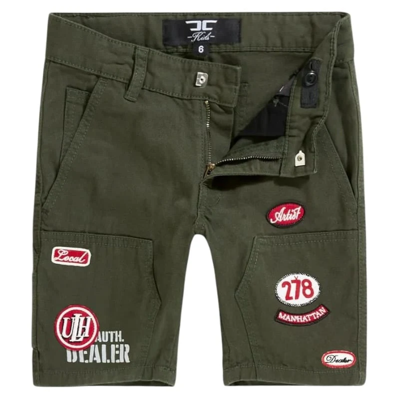 Kids Jordan Craig Re-up Mechanic Short Set (Dark Green) - Image 7
