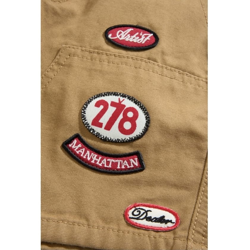 Boys Jordan Craig Re-up Mechanic Short Set (Wheat) - Image 10