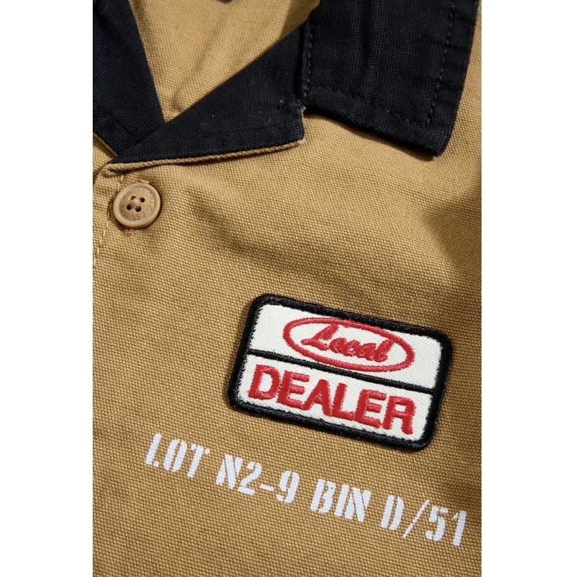 Boys Jordan Craig Re-up Mechanic Short Set (Wheat) - Image 6