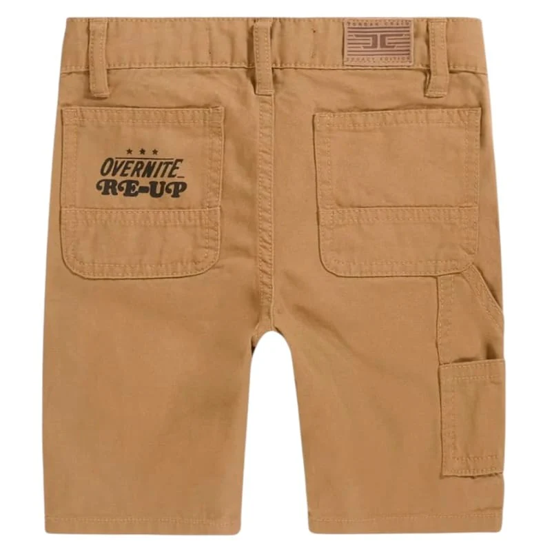 Boys Jordan Craig Re-up Mechanic Short Set (Wheat) - Image 9