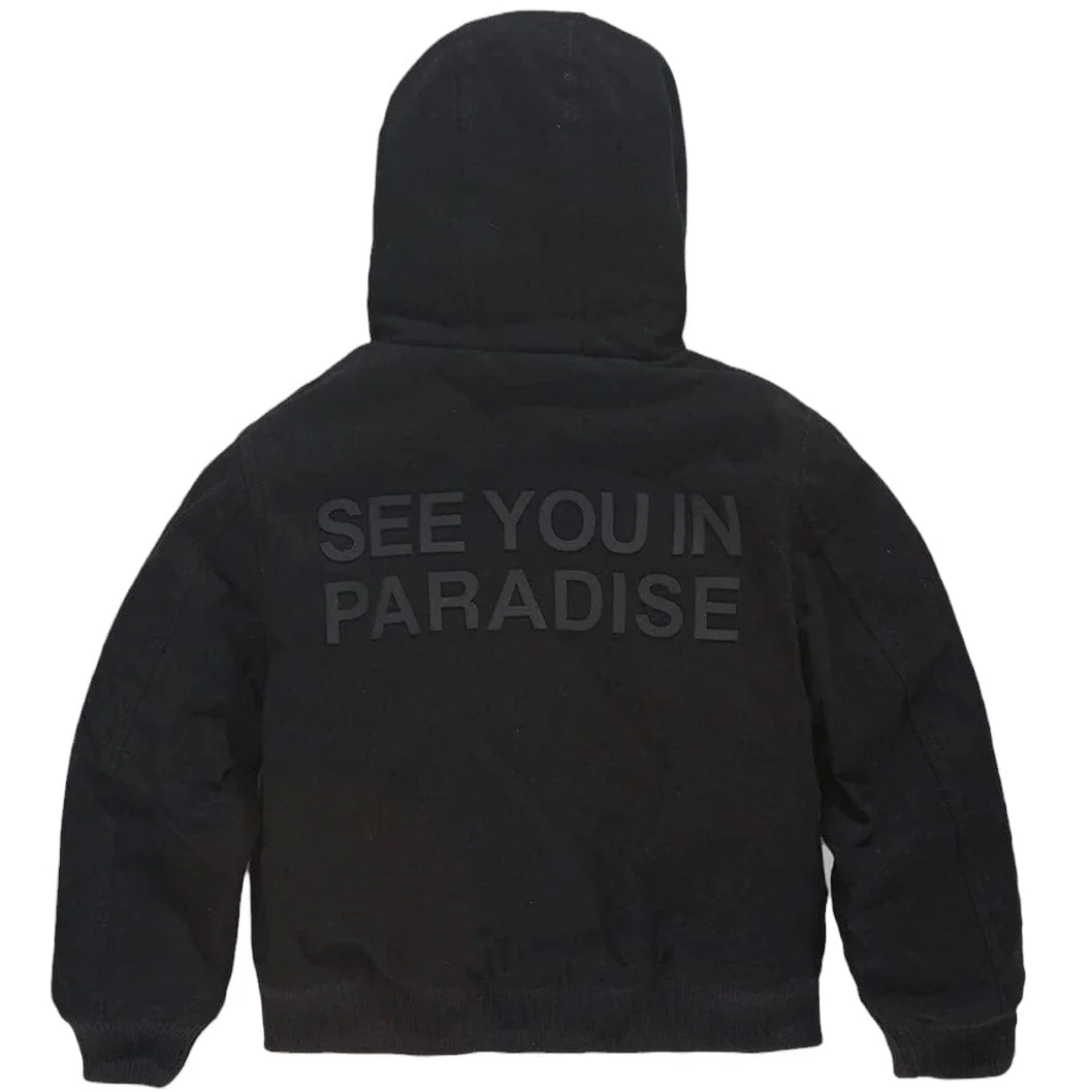 Kids Jordan Craig See You In Paradise Hooded Work Jacket (Black) 91750K - Image 2