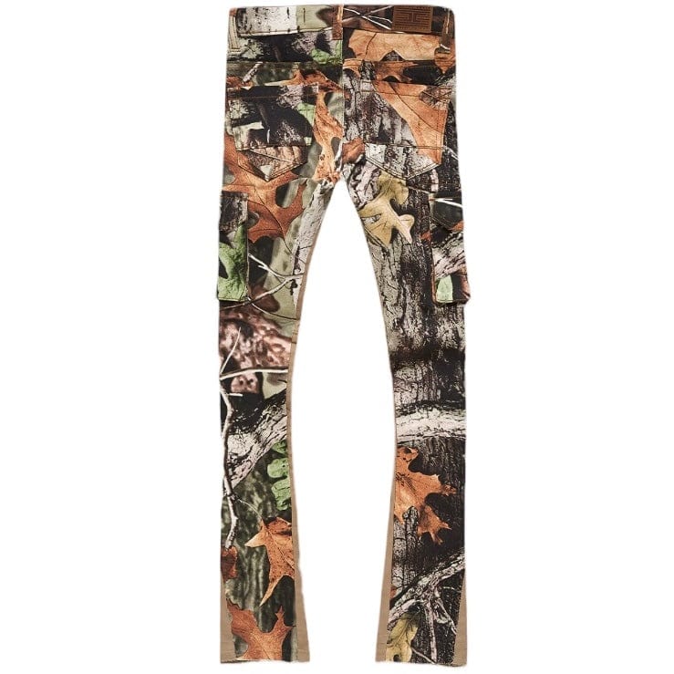 Kids Jordan Craig Stacked Camo Cargo Denim (Real Tree) JTF223CK - Image 2