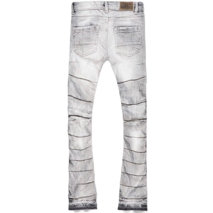 Kids Jordan Craig Stacked Ripple Effect Denim (Arctic Grey) JTF1157K - Image 2