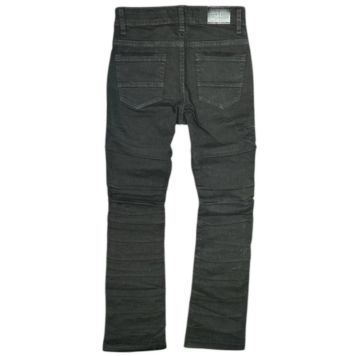 Kids Jordan Craig Stacked Ripple Effect Denim (Black) JTF1157AK - Image 2