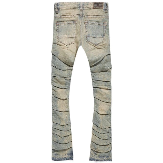 Kids Jordan Craig Stacked Ripple Effect Denim (Sunrise) JTF1157K - Image 2