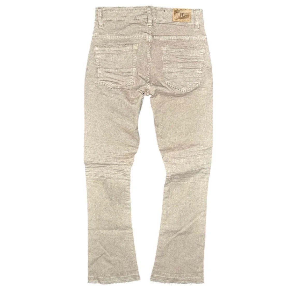 Kids Jordan Craig Stacked Tribeca Twill Pants (Khaki) JTF990RK - Image 2
