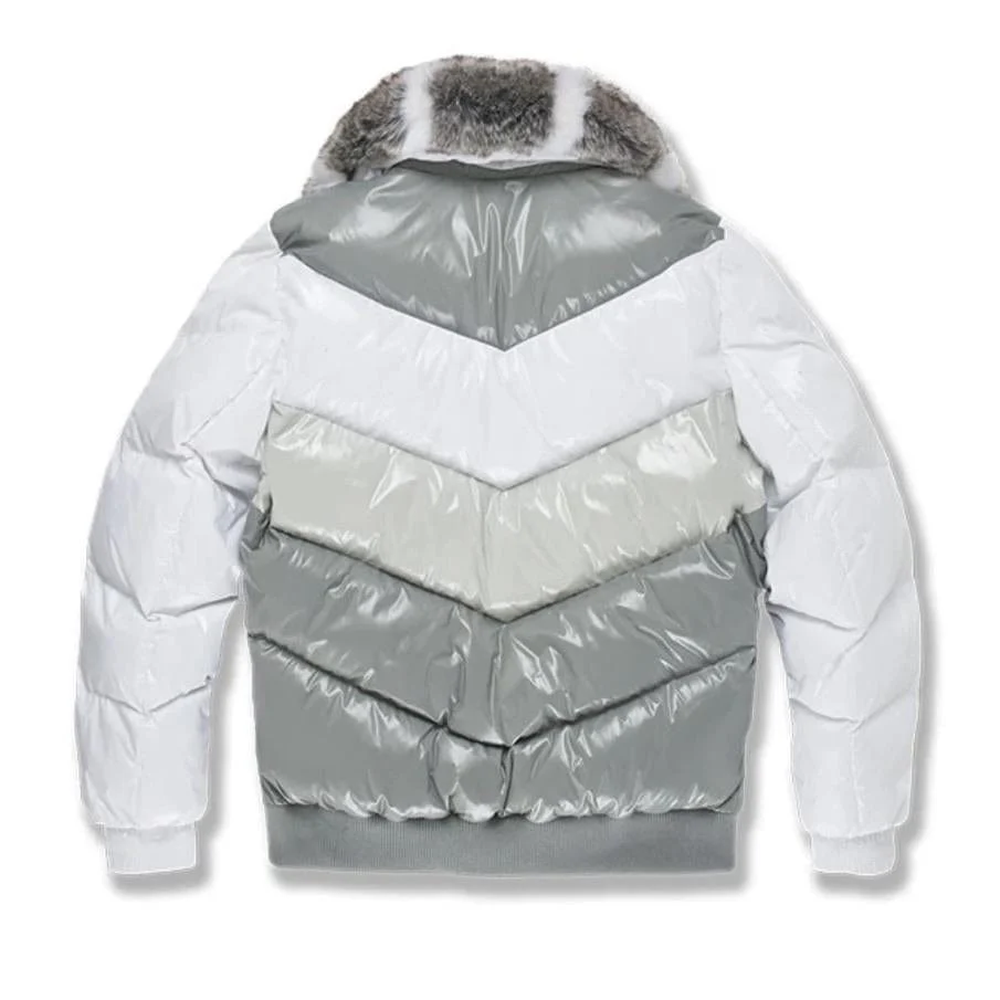 Kids Jordan Craig Sugar Hill Nylon Puffer Jacket (Arctic White) 91548K - Image 2