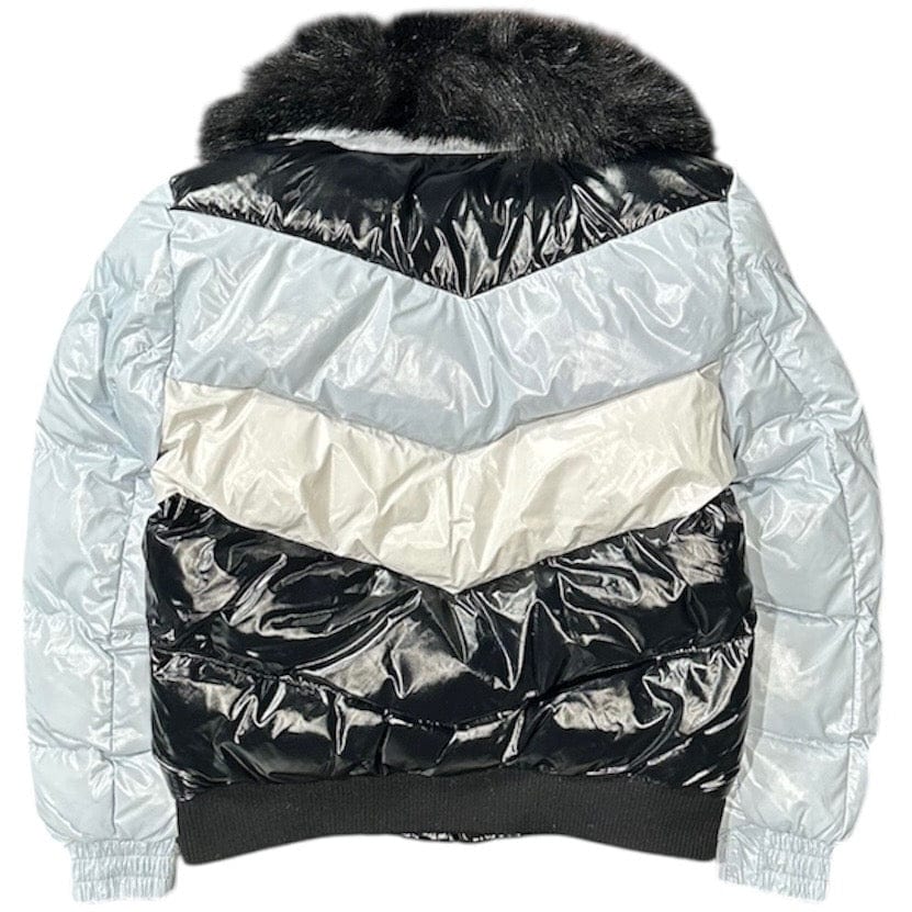 Kids Jordan Craig Sugar Hill Nylon Puffer Jacket (Oreo) 91548K - Image 2