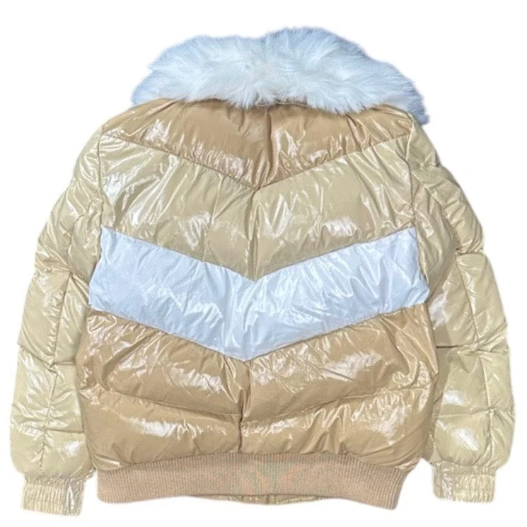 Kids Jordan Craig Sugar Hill Puffer Jacket (Sand) 91587K - Image 2