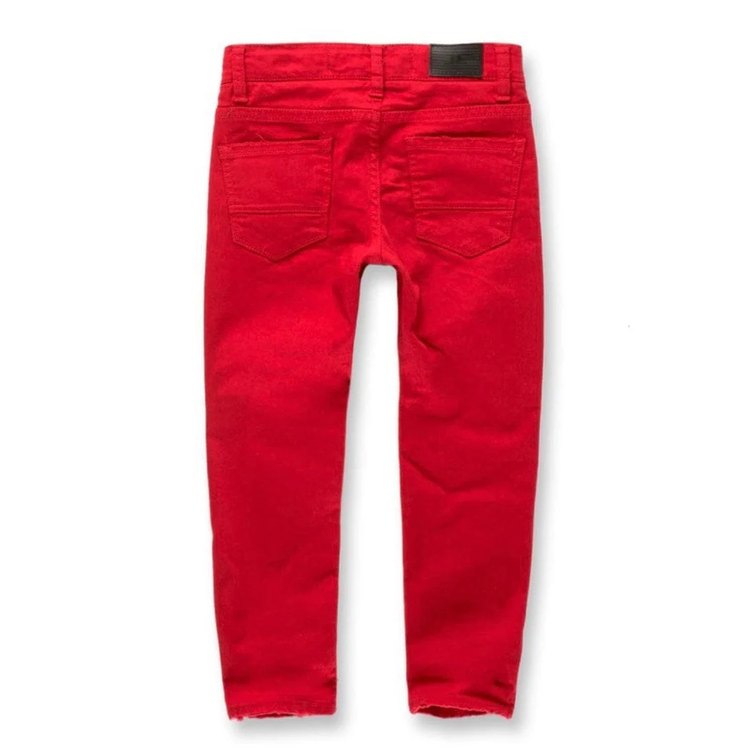 Kids Jordan Craig Tribeca Twill Pants (Red) JS900RK - Image 2