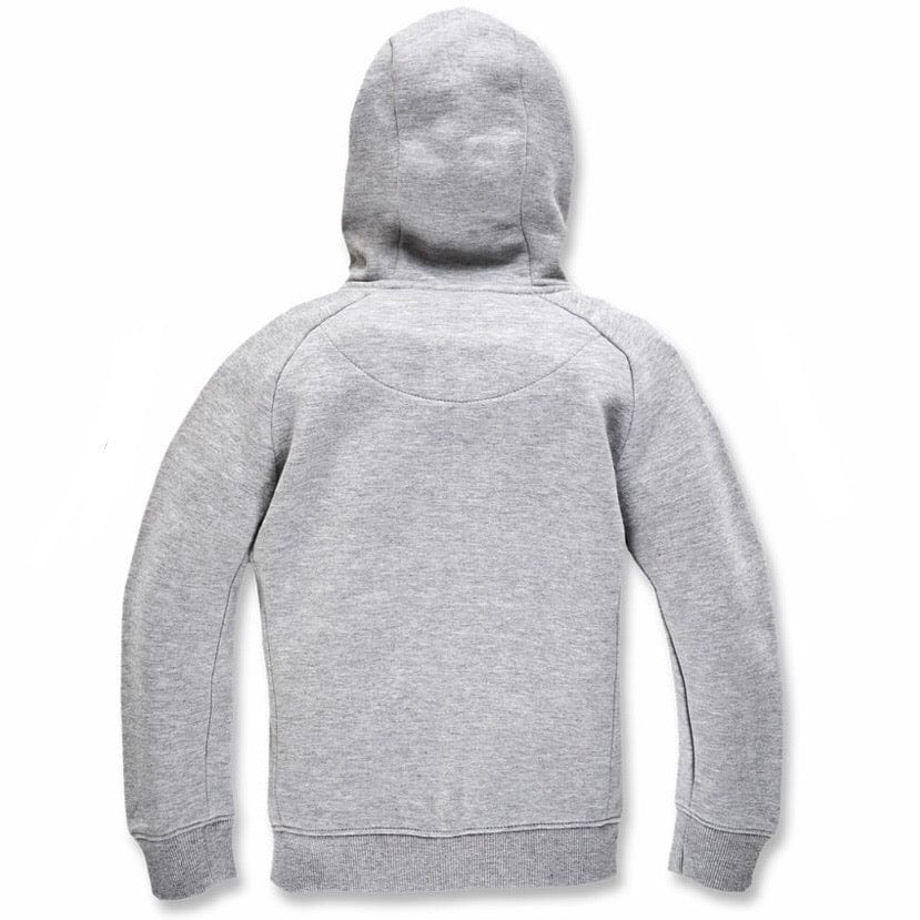 Kids Jordan Craig Uptown Zip up Hoodie (Heather Grey) 8521HK - Image 2