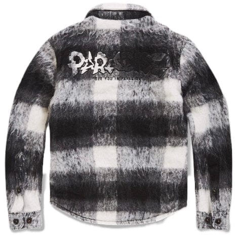 Kids Jordan Craig Vandal Flannel Shacket (Black) 2562K - Image 2