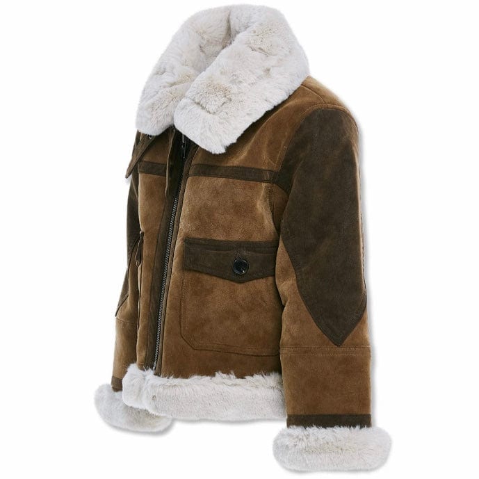 Kids Jordan Craig Vienna Bomber Jacket (Brown) 91405K - Image 2