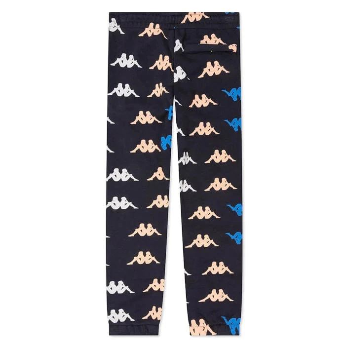 Kids Kappa Authentic Leeuwarden Sweatpants (Black Smoke) 38168LW - Image 2