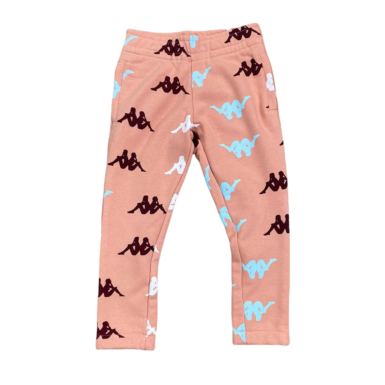 Kids Kappa Authentic Leeuwarden Sweatpants (Pink Coral) 38168LW - Image 2