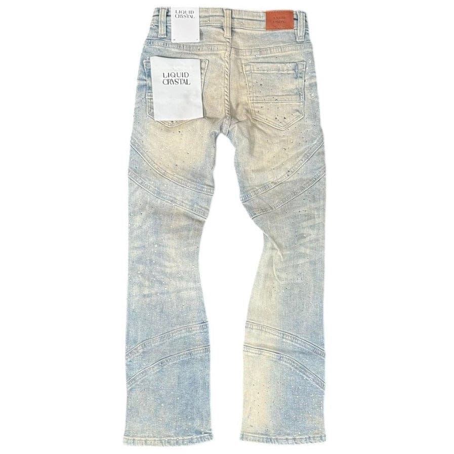 Kids Liquid Crystals Sharp Stacked & Crystal Jean (Iced Lager) JTF2333KB - Image 2