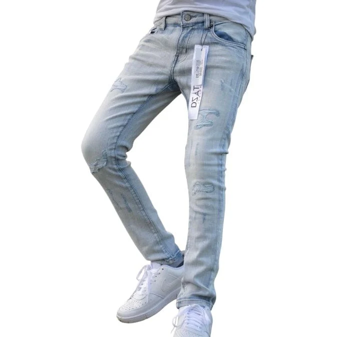 Kids Premium Disaster Ultra Stretch Denim (Ice Rips) DZTR-K-026 - Image 3