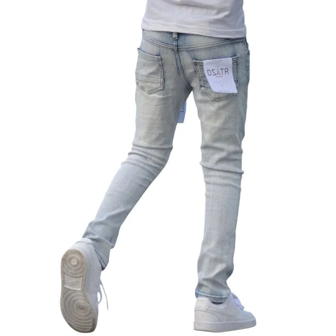 Kids Premium Disaster Ultra Stretch Denim (Ice Rips) DZTR-K-026 - Image 4