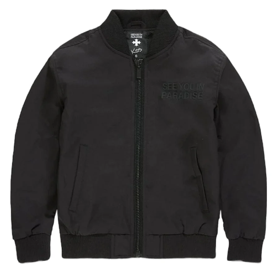 Kids See You In Paradise Cruel Intentions Bomber Jacket (Black) 91771K