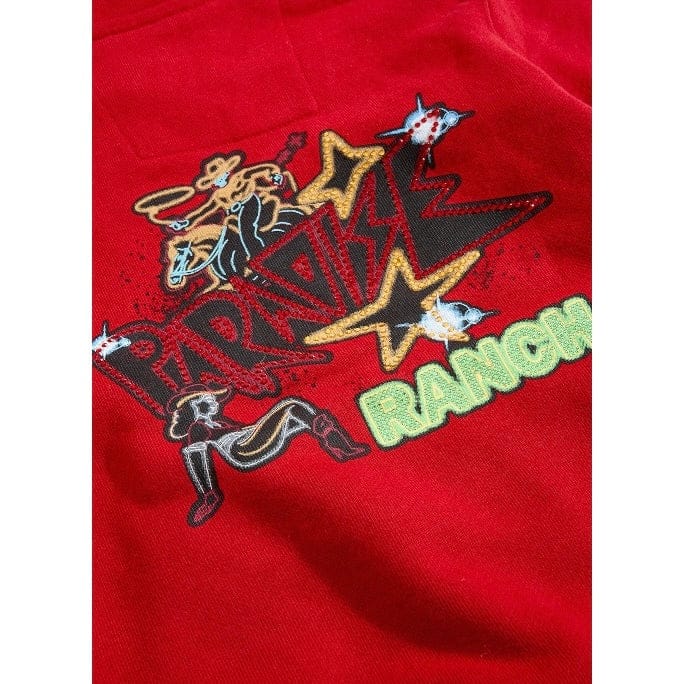 Kids See You In Paradise Ranch Pullover Hoodie (Red) 8263HK - Image 4