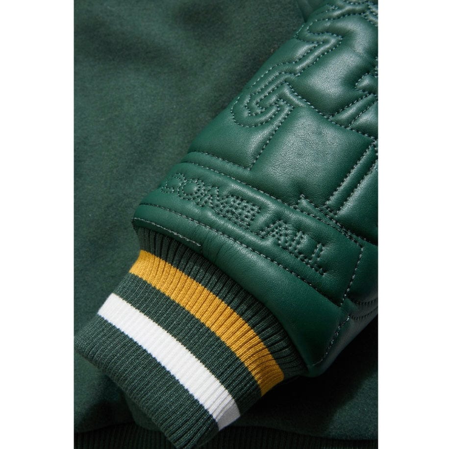 See You In Paradise Smoke & Mirrors Varsity Jacket (Dark Green) 91667 - Image 6
