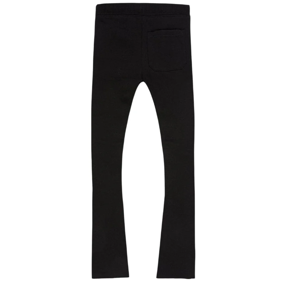 Kids See You In Paradise Tonal Stacked Sweatpants (Crimson) 8899LK - Image 2