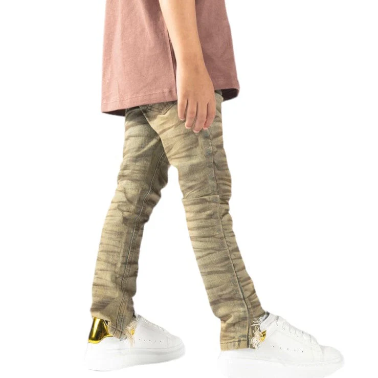 Kids Serenede Sand Jeans (Yellow) - Image 5