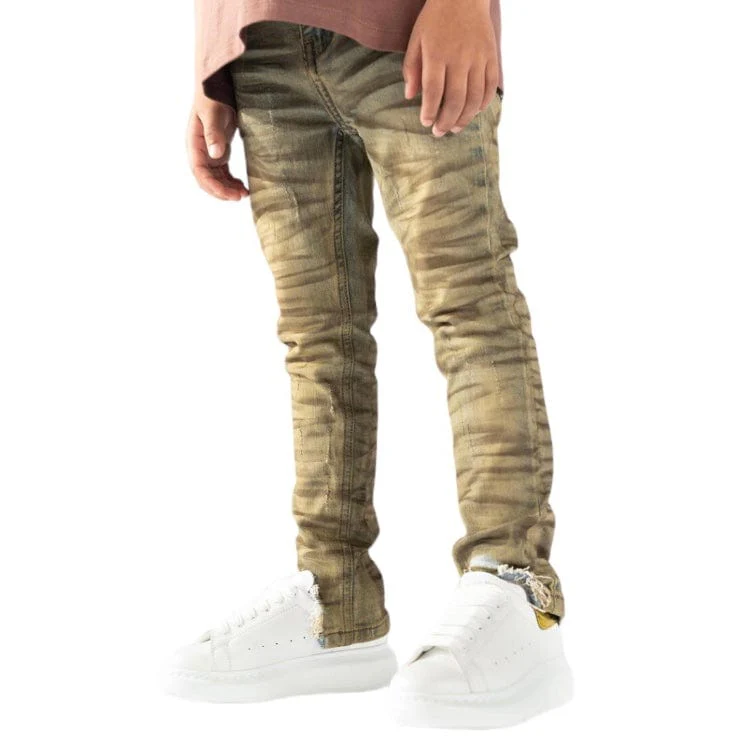 Kids Serenede Sand Jeans (Yellow) - Image 6