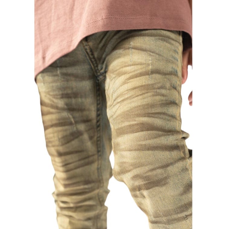 Kids Serenede Sand Jeans (Yellow) - Image 7