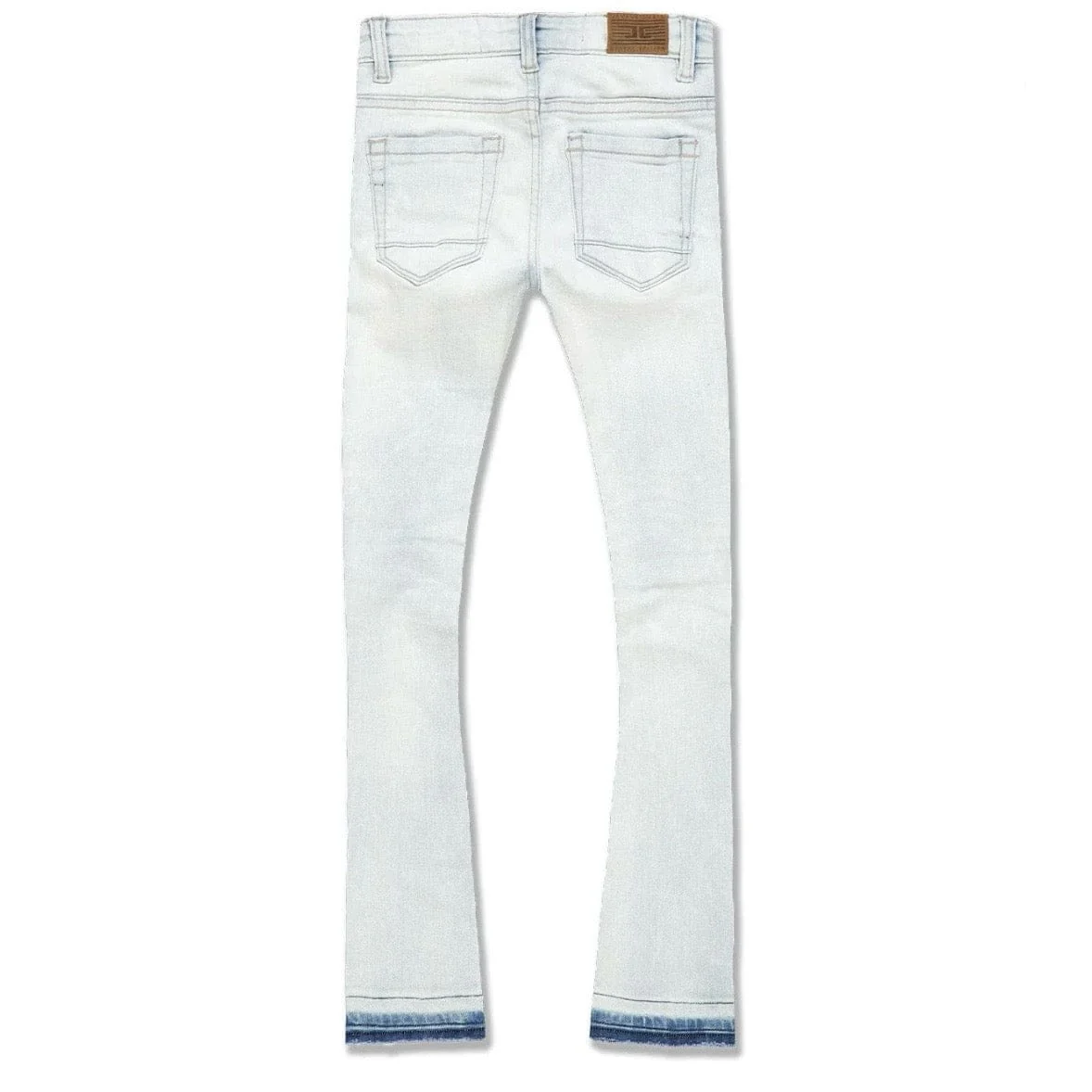 Kids Jordan Craig Stacked Slauson Denim (Iced White) JTF2311K - Image 2