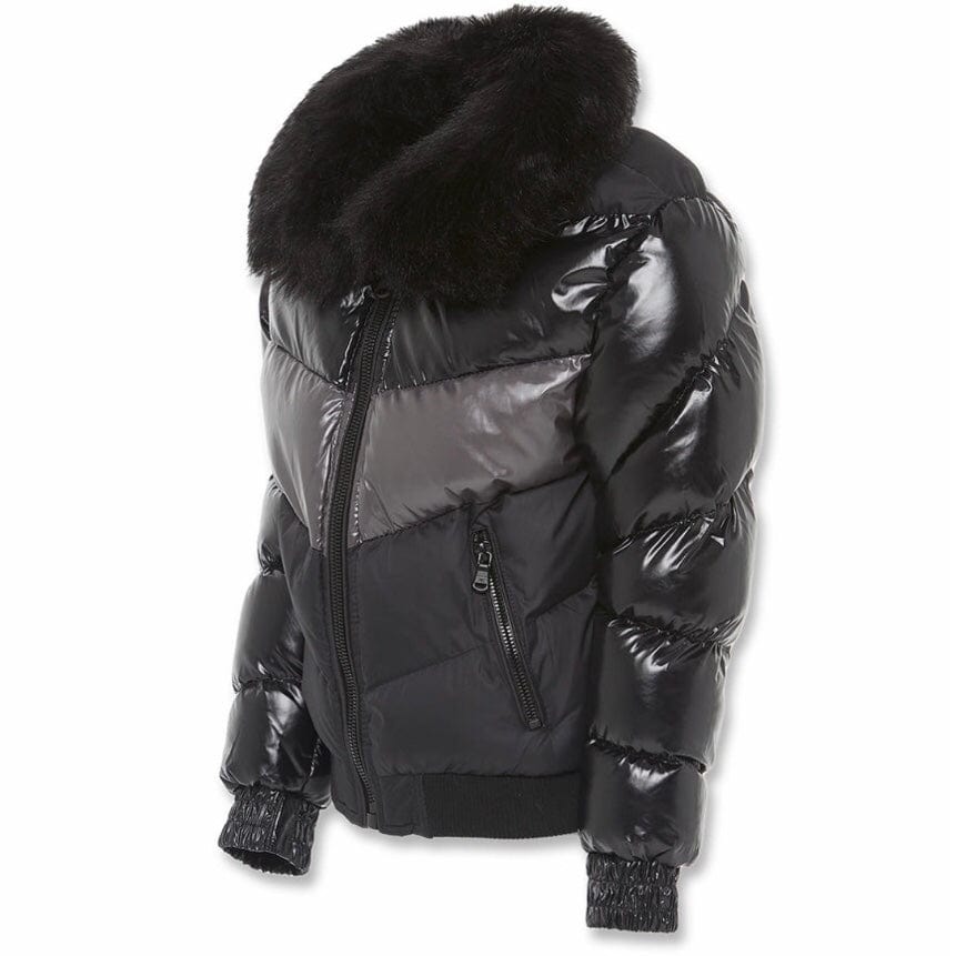 Kids Jordan Craig Sugar Hill Puffer Jacket (Triple Black) 91587K - Image 2