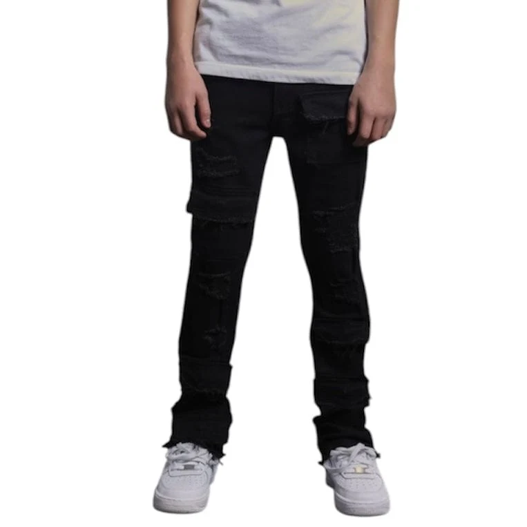 Kids Supply X Ajenda Luke Denim (Jet Black) AJK3029