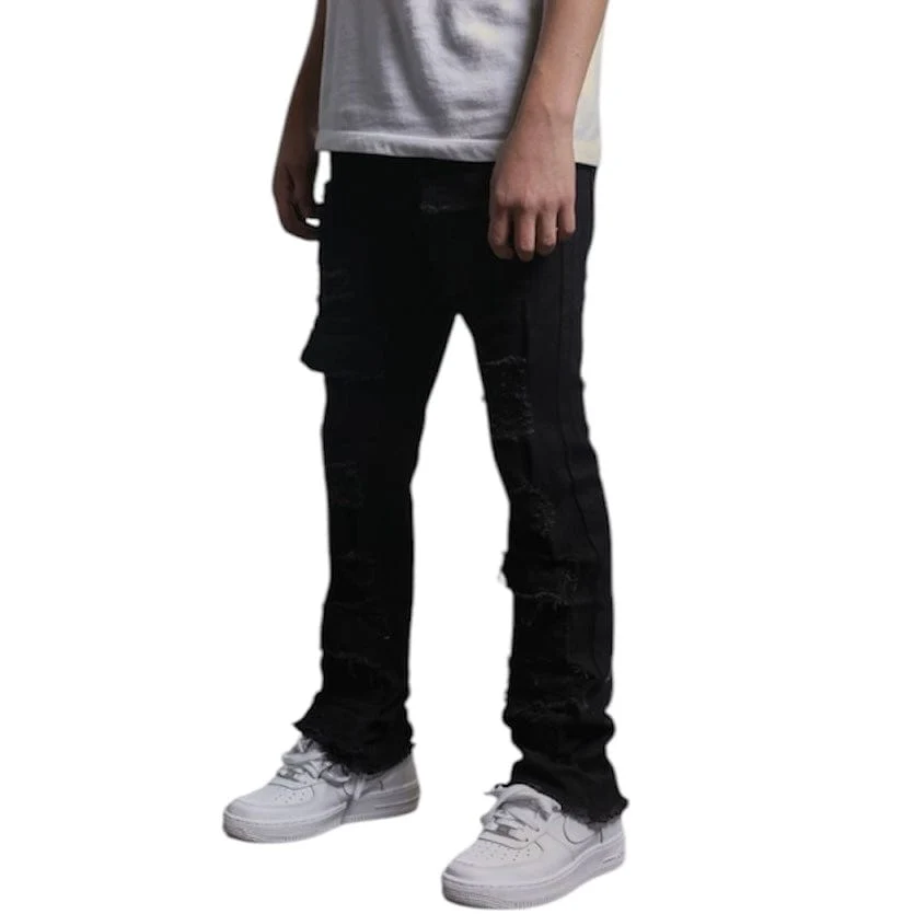 Kids Supply X Ajenda Luke Denim (Jet Black) AJK3029 - Image 3