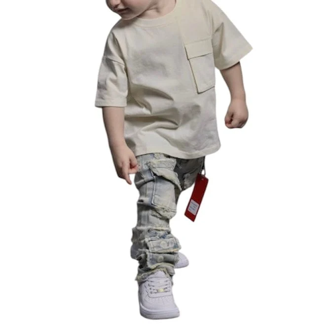 Kids Supply X Ajenda Luke Denim (Light Wash) AJK3029 - Image 7