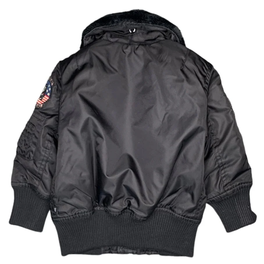 Kids Top Gun Houston Jacket (Black) TGKB - Image 2