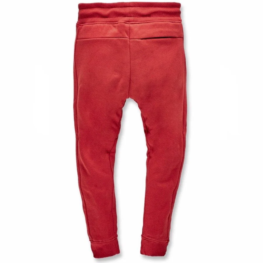 Kids Uptown Jogger Sweatpants (Red) 8520B - Image 2