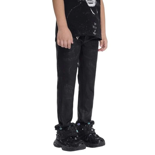 Kids Valabasas Ion Stacked Jean (Black Waxed) VPLAY-VJ3-1058 - Image 2