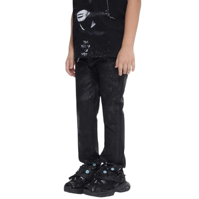 Kids Valabasas Ion Stacked Jean (Black Waxed) VPLAY-VJ3-1058 - Image 4
