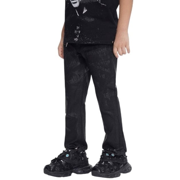 Kids Valabasas Ion Stacked Jean (Black Waxed) VPLAY-VJ3-1058 - Image 5