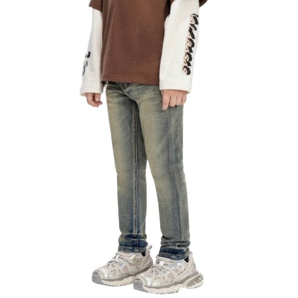 Kids Valabasas Jr. Slim Jeans (Medium Vintage) VPLAY-VJ1-1004R - Image 4